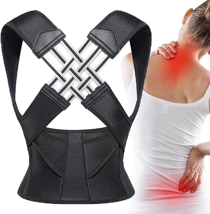 Adjustable Back Posture Corrector Belt – Relieve Back & Shoulder Pain