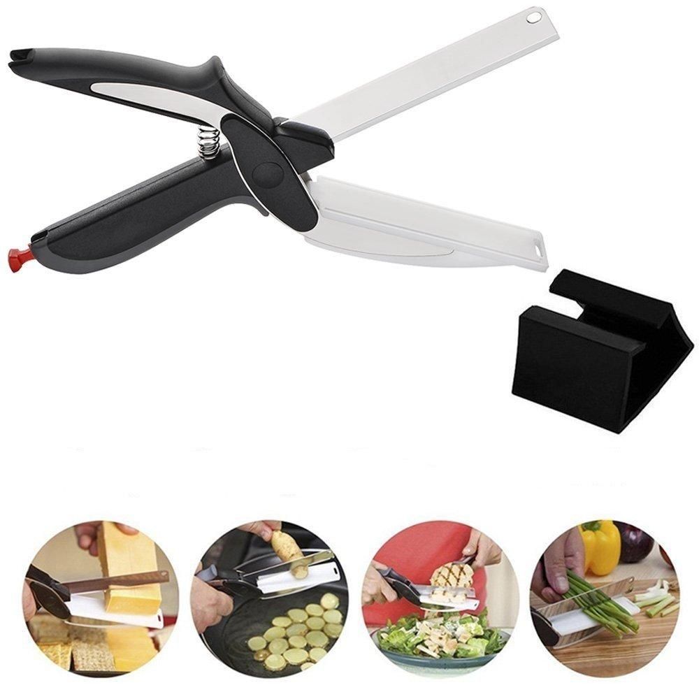 2 in 1 Cleaver Cutter Kitchen Knife – Multi-Purpose Vegetable & Meat Chopper