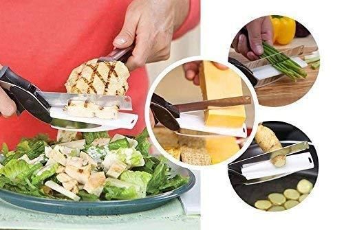 2 in 1 Cleaver Cutter Kitchen Knife – Multi-Purpose Vegetable & Meat Chopper