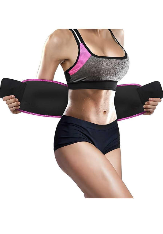 Adjustable Waist Trimmer Belt for Men & Women – Sweat & Slim Fit Support