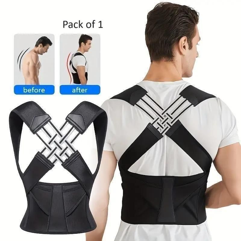 Adjustable Back Posture Corrector Belt – Relieve Back & Shoulder Pain